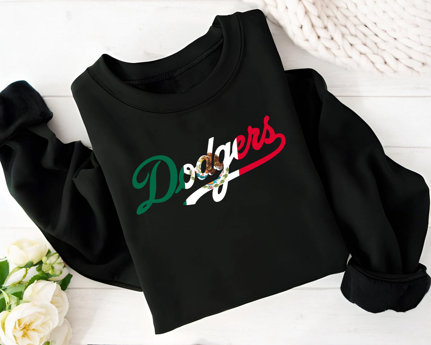 Dodgers Mexico Crewneck Sweater